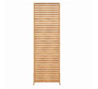 Wooden Room Divider 71in Lamella Partition Screen Natural Wood Privacy Shield for Offices Balconies Bedrooms Outdoor Gardens180cm Privacy Panel