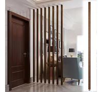 Wooden Room Divider - Adjustable Height Wall Partition for Living Room, Office & Restaurant Entrance Decor