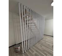 Wooden Room Divider Set, Floor to Ceiling Privacy Partition for Office, Bedroom, and Restaurant Spaces