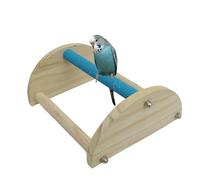 Wooden Roosting Bar, Chick Triangle Ladder Toy, Sturdy Safe Training Stand Efficient Design, Practical Coop Accessory for Large Birds Parrots Daily Use, Comfortable Utility for Reliable Care