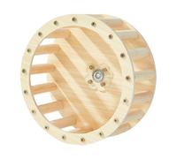 Wooden Rotating Toy - Interactive Exercise Wheel for Parrots, Cage Accessory for Cognitive Stimulation Training, Durable Toy for Parakeets Cockatiels