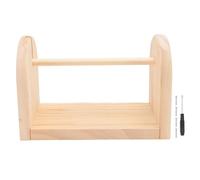 Wooden Rotating Yarn Storage Holder Durable Crochet Ball Anti Knot for Knitting Hats Sweaters Socks