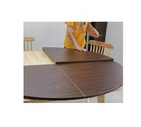 Wooden Round Folding Table Top Replacement 63" Indoor Outdoor Use Adjustable Round Table for Dining Patio and Events (B)
