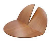 Wooden Round Table Top Only, Foldable Dining Table Top Fold-in-quarter, Heavy Duty Large Banquet Party Tables No Legs, Easy Storage(160 cm (63 inch))