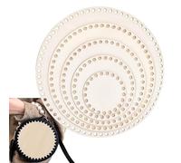 Wooden Rounds for Crafts - Circular Wood Platforms, Knitting Foundation, Bag Bottom Board with Durable Material | Functional Tool Handmade Shoulder Bags Baskets Crafting Encouraging Precise