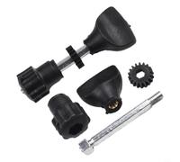 Wooden Router Base 2PCS Stable Milling Platform Electric Trimmer Gear Screw Carpentry Tool for Edge Trimming 7.1cm Black