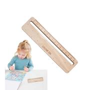 Wooden Ruler for Measuring Drawing, Ruler for Measuring Drawing, Scale Ruler | Cale Ruler Reading Ruler Wooden School Supplies Classroom Precise for Students in the Classroom