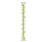 Wooden Ruler - Reusable Removable Sticker for Growth Monitoring | Children's Wall Wood | Children's Height Growth Chart Measurement | Educational Decoration for Home