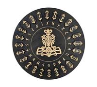 Wooden Rune Set - 25pcs Elder Futhark Runes with Symbols and Guidebook | Handcrafted Wooden Runes for, Altar Tools, and Occult Divination | Pagan Witch Runes for Meditation and Rituals