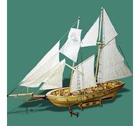 Wooden Sailing Boat Model Kit DIY Assembly Scale Model Craft for Kids Adults Home Decor