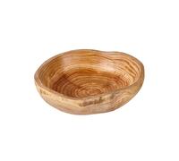 Wooden Salad Bowl - Large Rustic Fruit Tray, Natural Wooden Vegetable Serving Dish, Farmhouse Decor | Multipurpose Storage Bowl for Kitchen Table, Living Room, Bedroom, Office, and Kitchen