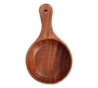 Wooden Salad Bowl Large Wood Fruit Bowl With Handle Created For Serving Freshly Tossed Salads for Big Family Meals, Bowl for Salad, Pasta, Popcorn Handcrafted Wooden Salad Set
