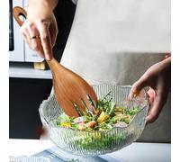 Wooden Salad Scraper, 1 Piece, Suitable for Salad Stirring, Ideal for Home Kitchen Daily Use, Light Meal Prep and Sauce Mixing