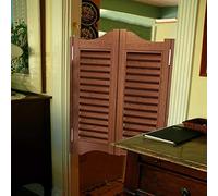 Wooden Saloon Swing Door for Kitchen, Bathroom, and Cafe - Retro Indoor Partition Gate, Heavy Duty Design for Hallway and Doorway Use