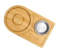 Wooden Salt Rimmer - Bar Glass Rimmer, Wooden Bar Rimming Tray For Cocktails | Home Bar Lime Seasoning AccessoryParty Drinking Tools, Wooden Glass Edge Rimmer For Nightclubs, Dining Room, LawnParty