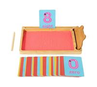Wooden Sand Play Tray - Classroom Alphabet Writing Sand Trays | Educational Letter Formation Game, Alphabet Learning Tool, Sensory Spelling Activity For Kids