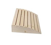 Wooden Sauna Pillow, Practical Comfortable Headrest Neck Pillow Spa Backrest Sauna Supplies Accessories for Stiff Neck Shoulder Pain Spinal Health and Relaxation