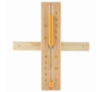 Wooden Sauna Sand Timer, 15 Minutes 30cm Rotatable Hourglass Timer Thermotolerant Sand Countdown Clock for Sauna Spa Bathroom