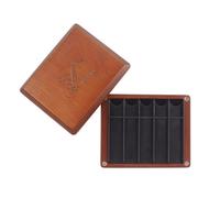 Wooden Saxophone Clarinet Reeds Case Double-Sided Storage for Reeds Scratch-Resistant Water-Repellent Compatible with Alto Saxophone Bass Clarinet and Oboe Durable and Robust