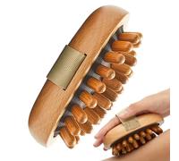 Wooden Scalp Brush, Massage Comb, Anti-Static Air Cushion Hairbrush, Wooden SPA Brush for Cellulite Remover and Bath Remove Dead Skin