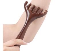 Wooden Scalp Massage Comb, Foot Scraper Massager - Meridian Activation Rake with Scraping Function for Daily Care On the Go Home in the Bathroom Gift for Men Women Friends Birthday