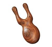 Wooden Scalp Massage Comb, Professional Deer Antler Smoothing Combs, Ergonomic Wide Tooth Massage Antlers Nasal Scraper - Stimulator For Hair Growth