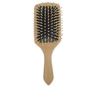 Wooden Scalp Massage Hair Brush Comb Large Paddle for Hair Types | Gentle Bristles, round Head Design, Wooden Build, for Boys and Girls and Women, Suitable for Daily Grooming