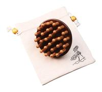 Wooden Scalp Massager - 28-Tooth Massage Comb for Head, Portable Sandalwood Meridian Head Comb, Multifunctional Scalp Stimulator for Hair | Natural Wooden Heads Massager for Relaxation