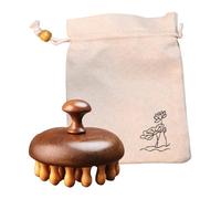 Wooden Scalp Massager Comb - Wooden Massage Comb, Sandalwood Hair Brush | Multifunctional Scalp Comb, Scalp Stimulator Comb