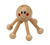 Wooden Scalp Massager - Six-legged Wooden Manual Relaxation Tool Portable Lightweight Massage Accessory Relaxation Equipment | Soothing Choice For Women Voyag