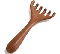Wooden Scalp Massager, Therapy Comb for Stress Relief & Relaxation - Natural Wood Head Massage Tool for Hair Growth, Tension Relief & Improved Circulation - Handheld Wooden Head Scratcher