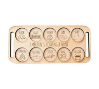 Wooden Scavenger Hunt Board, With Interactive Learning Fun, 26x11x0.6cm, Búg Catcher Kit, Outdoor Toys Scavenger Hunt, Fun And Engaging, For Backyard, Camping, Lawn, Balcony, Park