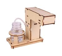 Wooden Science Kit - Motion Activated Soap Pump Model, DIY Assembly Hygiene Device, Educational STEM Learning Gadget | School Classroom Kitchen Bathroom Shower Family Project Christmas Surprise