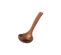 Wooden Scoop with Non-Stick Surface for Kitchen Roasting Tool Long Rice Spatula as Hand Stirrer Robust Cooking Utensil Sustainable Wood Versatile Spoon Turning Serving (C, One Size)