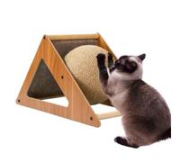 Wooden Scratching Ball - Exercise Cat Toy Relieves Stress in Rabbits, Small Animals | Ideal for Indoor, Home, Active Entertainment, Stimulating Game, Optimal Relaxation, Cat Welfare