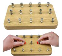 Wooden Screw Daily Hand Exercise Activity Panel for Elderly Senior Adults