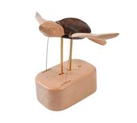 Wooden Sea Turtle Model, Handcrafted Ocean Creature Decor