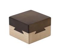 Wooden Secret Opening Puzzle Box Mysterious Box Gift Box for Adults (walnut color)