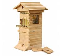 Wooden Self-Flowing Beehive Kit With Observation Window And Honey Spout