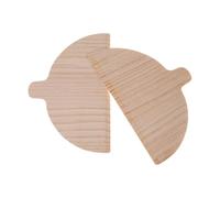 Wooden Semi-Circular Pizza Paddle & Board | Set of 2 Transfer Boards for Baking Pizzas, Artisan Breads, Pastries | Oven, Kitchen, Home, Restaurant, Cooking, Pizza-Night