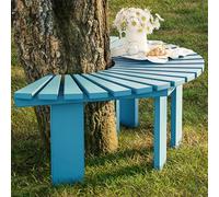 Wooden SemiCircle Tree BenchWrap Around Outdoor Garden Seating for Park Yard Porch LawnAllWeather Furniture for Stylish Patio Decor