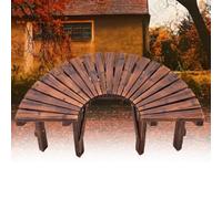 Wooden Semicircular Tree Seat,Multi-Functional Leisure Bench Seating Chair,for Backyard Leisure Chair Patio Seating
