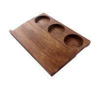 Wooden Serving Board, Board for Cheese at Parties, Retro Three Compartment Drinks Plate, Practical for Breakfast, Coffee Break, Barbecue, Lunch, Dinner, Snacks, Appetizers Party