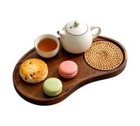 Wooden Serving Tray | Portable Wooden Serving Boards - Multifunctional Tray | For Your Living Room Table Bar Breakfast Lunch Terrace Snack Party Afternoon Tea