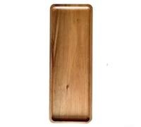 Wooden Serving Tray Rectangular Cheese Board Fruit Platter, Natural Solid Wood Dinnerware For Home Or Hotel, Amber Finish, 29X10.5cm And 19X10.5cm, Easy-Clean-Surface(B)