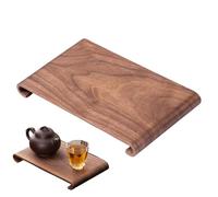 Wooden Serving Trays, Tea Tray - Wooden Tea Service Trays | Reusable Rustic Display Stand, Countertop, Rectangular Coffee Tray for Ceremonies