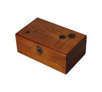 Wooden Sewing Basket Organizer - Wooden Sewing Needle Case, Vintage Sewings Box with Hinged Lid, Sewingsupplies for Crafts Diy Storage Accessories for Women, Men, Adults Sewingkit Accessory