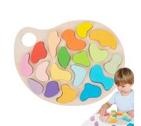 Wooden Shape Puzzles, Wooden Shape Peg Puzzle, Preschool Learning Activities Color Palette Design For Classroom Daycare Centers