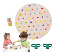 Wooden Shape Sorter - 20cm Puzzle Board, Logic Trainer for Kids, Labyrinth of Motor Skills | Preschool Kids Learning for Creative Room Setting