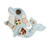 Wooden Shape Sorter - 3D Dinosaur Egg Number Matching Game System, Educational Geometry Learning Activity Accessory, Early Childhood Cognitive Development Toy for Preschool Elementary Classroom Party